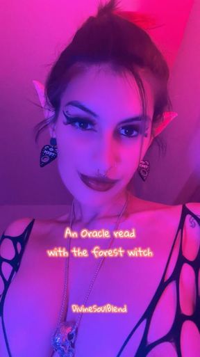 An oracle read with the forest witch