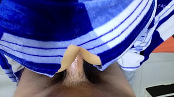 Oops stepbro, look how my blanket tore, you told me that anal sex would warm my body  Ouch! You shoved your penis in! Anal sex in closeup  Big ass Latina enjoys a cock in her tight little ass