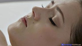 Pretty masseuse pleasures a client
