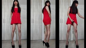 con el vestido rojo se saca toda la leche sofia natalia colin