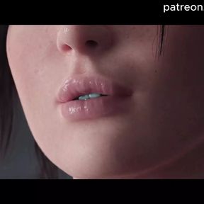 Lara Croft - Blowjob , Squirt , Creampie 3d Hentai (AI upscaled)