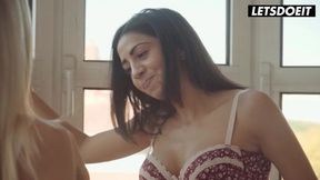 Sweet Babes Sicilia & Julia Have Intimate Lesbian Moments - A GIRL KNOWS