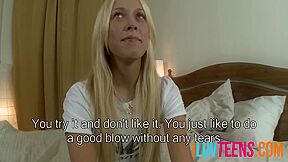 Skinny 18 Year Old Interviewed And Anally Creampied After