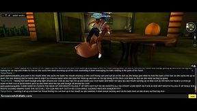 Horny 3D Anime Chick Seduces Gamer On Tokyo Beach House Floor