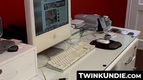 TwinkUndie.com - Post-swim undie hand job fun between two young twinks
