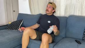 Cheating Girlfriend Sucks off Bestfriend with Massive Throatpie at end!