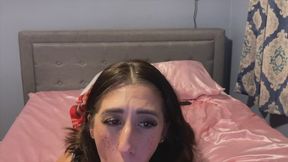 Sucking Dildo Enthusiastically