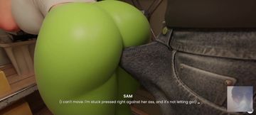 Hot Stepsis Kim Possible Rub Her Butt Against My Hard Dick and I Started Rubbing Her Butt.