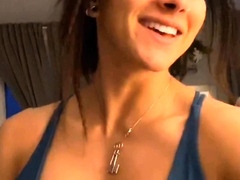 Beautiful brunette with big boobs jerk off instrucions