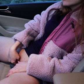 Beautiful Passenger Pays For the Trip By Masturbating in Front of Me. AnnaHomeMix