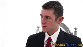 Mormon Elder Gobbles Bishop's Cock In Sinful Blowjob Scene