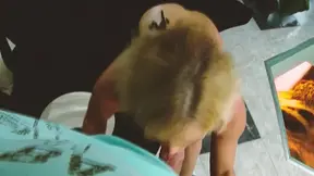 CAUGHT SEXY BLONDES Scene-2_Sexy big-bootied MILF in lingerie Kathia Nobili enjoys a big cock in her ass