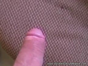 Blonde mature with big boobs gets fucked and drains big cock in POV