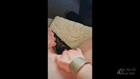 Selfpleasure with Hughe Orgasm at the Passenger Seat While Driving