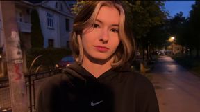 Sweet girl lets wealthy man pleasure her on their first encounter