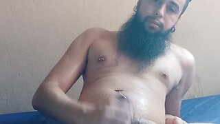 Peeing and masturbating