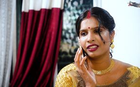 Desi Mallu Bhabhi Threesome Sex with Her Local Two Debar When She Was Alone at Home