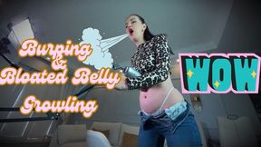 Burping and Bloated Belly Growling