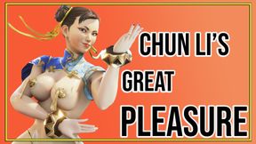 Chun Li&#039;s great pleasure.