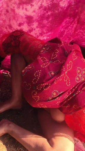 Unforgettable moment from &quot;Maami Fucked by His Nephew at field and cum inside her tight pussy watch free desi HD Hindi sex&quot;