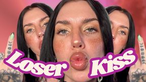 Loser Kiss Flipp Off Scarlett Cummings makes you jerk off to her lips and middle fingers and has you finish on your face