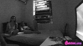 gabbie luna - i put two huge dicks on me! my first double penetration, anal and vaginal! dp