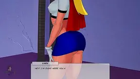 Supergirl Raven Ignite Forbidden Desire in Sensual DC Hentai Tryst