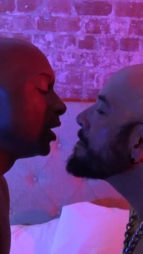 Big Black Cock Dominates Two White Asses