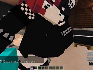 The alt gal can't control herself and fucks me sensually / Minecraft Jenny Mod
