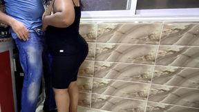 The plumber fucked me in the kitchen I sucked the big cock my husband is a place at home Egyptian sex new Arabic sex Fuck and sex talk is exciting