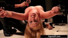 Steamy blond hot babe adicted to s&amp_m