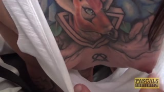 PASCALSSUBSLUTS - Submissive Nayomi Sharp Takes Cum in Mouth