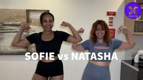 SOFIE vs NATASHA armwrestling and catfight