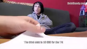 Long-Haired Twink Begs Off Blowjob—Takes Rough Anal Instead – Debt Slave POV