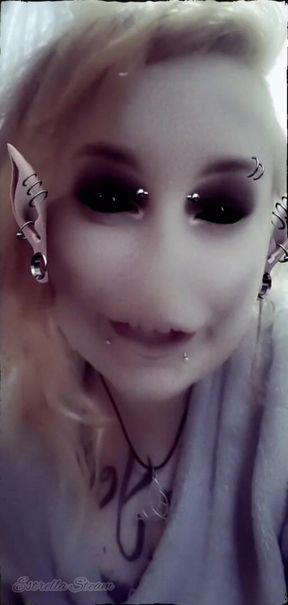 Dark elf stares at you