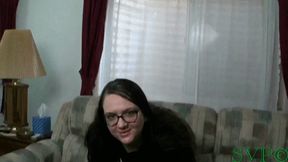 BBW Stepdaughter Gives Me A Cam Show ( PART 1 )