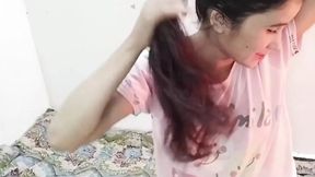 Step mother in law ko saman dene ke bahane pel diya
