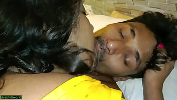 Indian sexy bhabhi hot real fucking with young lover! Hindi sex