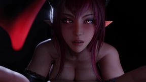 Sinia - POV Close-Up Demonic Cowgirl Ride