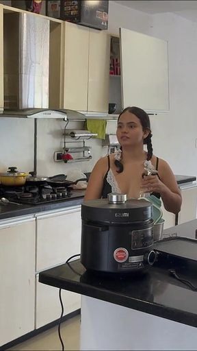 Cleaner Fucks Her Boss's Son.