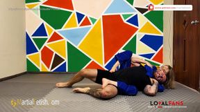 Olha blue gi ground fighting domination