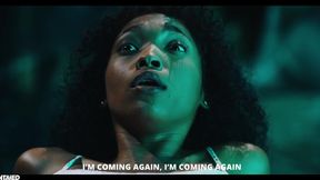 Alien monster pounds black girl with big tits in rough fuck