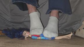 Chrissy old navy sock teasing