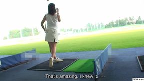 Japanese MILF golf date and love love at love hotel