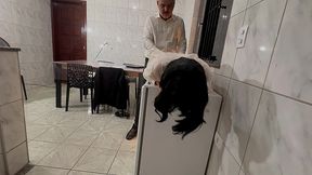 secretary is surprised with slaps on the butt and anal penetration with creampie.