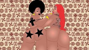big black pussy lickers tattooed lesbians eating each other s asses in a hot 2d cartoon