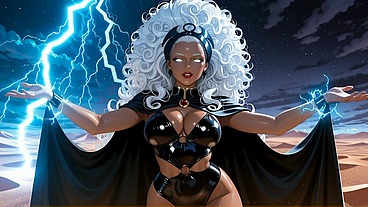 Storm Queen of the Midnight Dunes (AI)