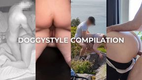 Real wife's magnificent ass takes a big dick in doggy style