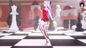 Cutie In Dress And Long Legs Dancing (3D HENTAI)