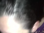 Sloppy Cock Gobbler hotwife Sunshyne sucks Texas' big dick! Dick to mouth fixation! spun BWC craving